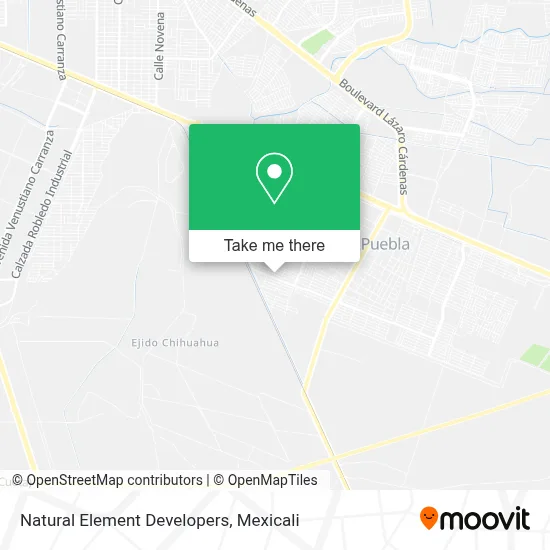 Natural Element Developers map