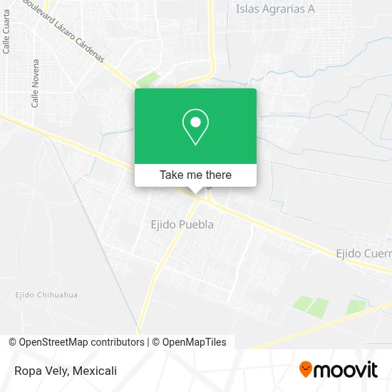 Ropa Vely map