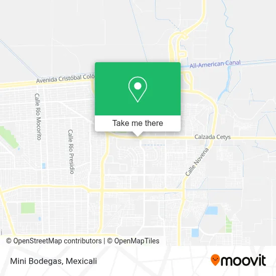 Mini Bodegas map