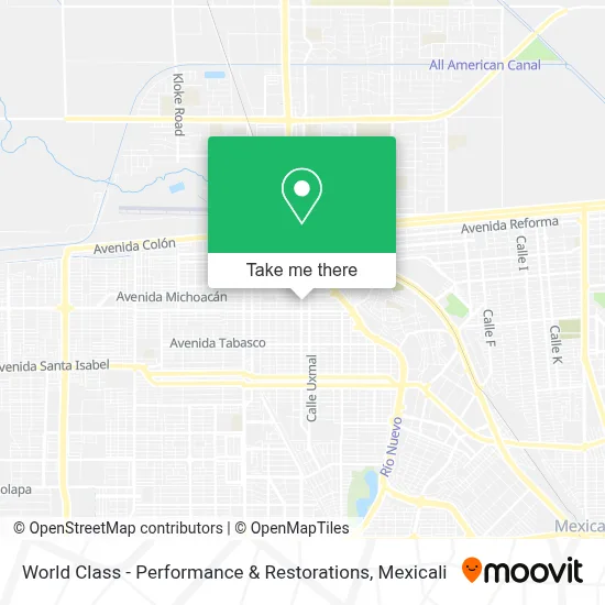 World Class - Performance & Restorations map
