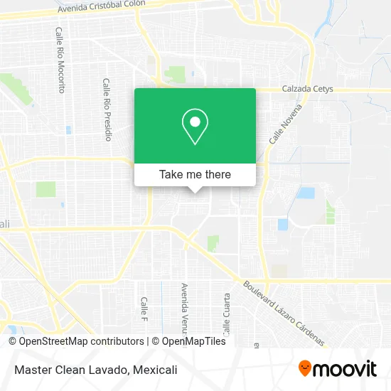 Master Clean Lavado map