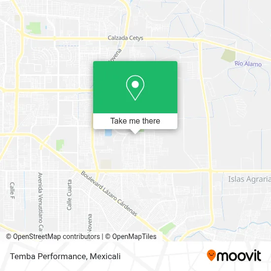 Temba Performance map