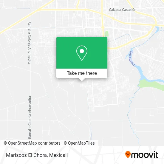 Mariscos El Chora map