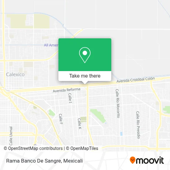 Rama Banco De Sangre map