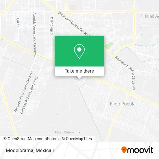 Modelorama map