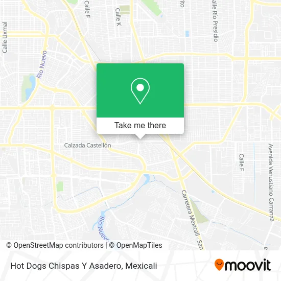 Hot Dogs Chispas Y Asadero map