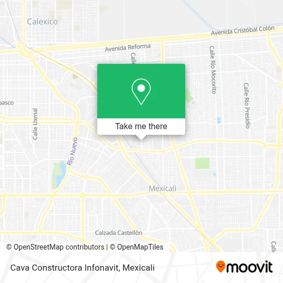 Cava Constructora Infonavit map