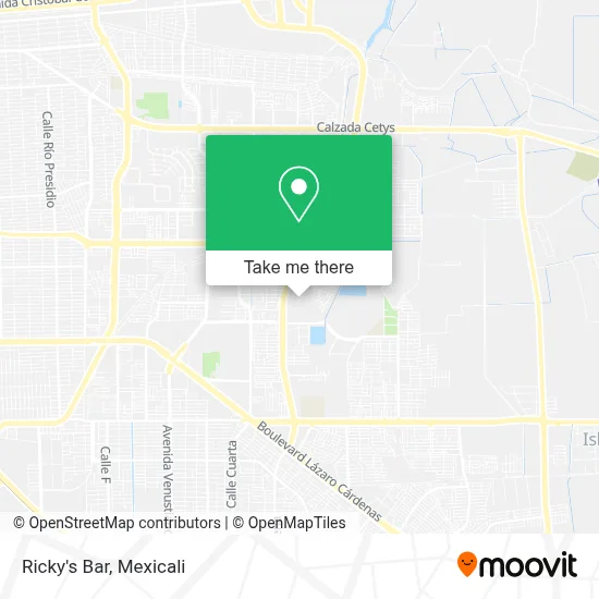 Ricky's Bar map