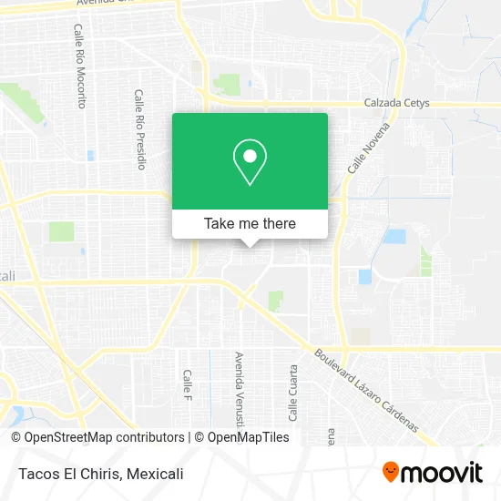 Tacos El Chiris map