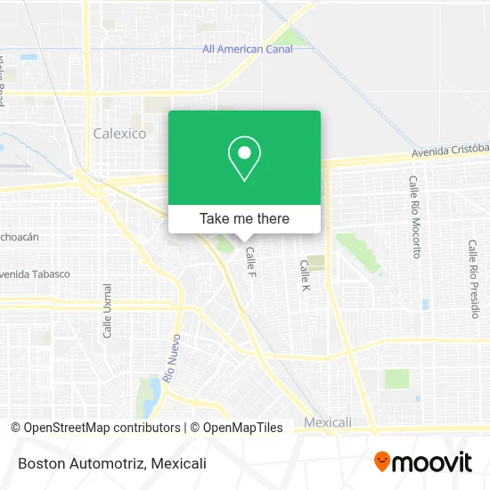 Boston Automotriz map