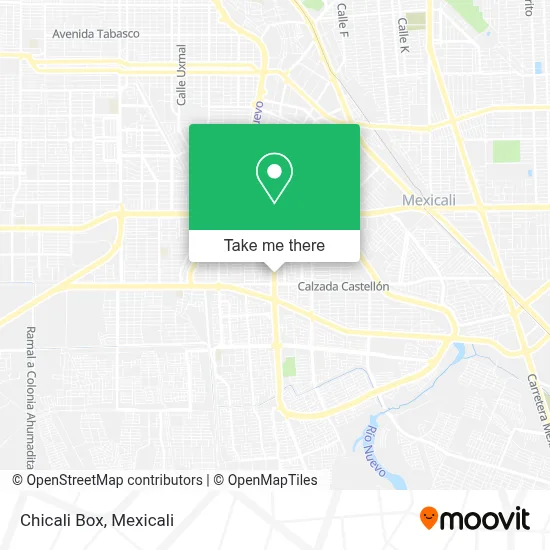 Chicali Box map