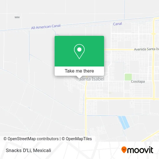 Snacks  D'Li map