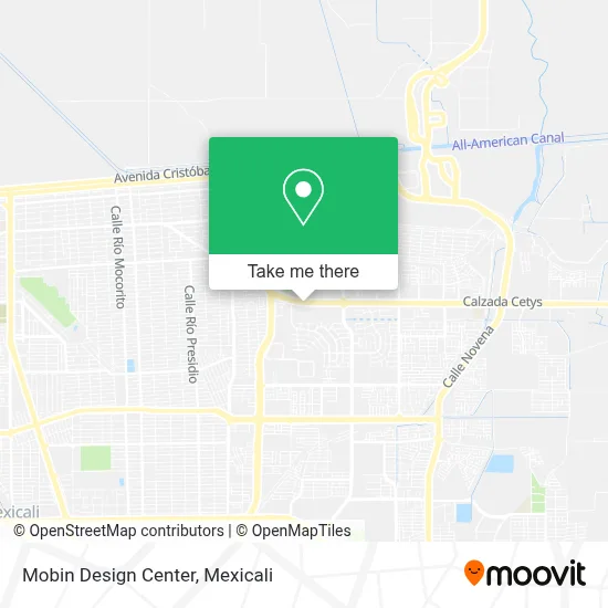 Mobin Design Center map
