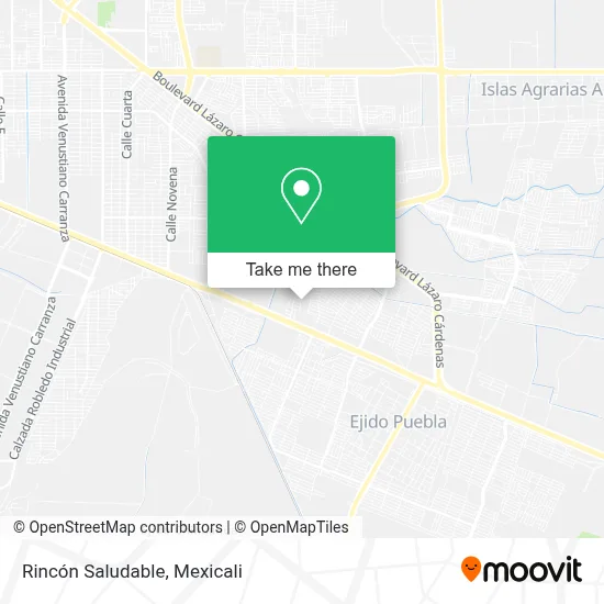 Rincón Saludable map
