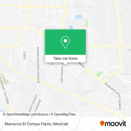 Mariscos El Compa Flavio map