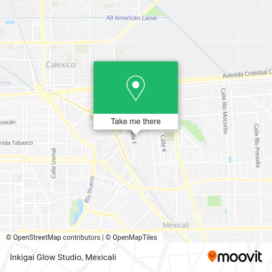 Inkigai Glow Studio map