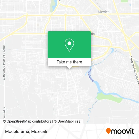 Modelorama map