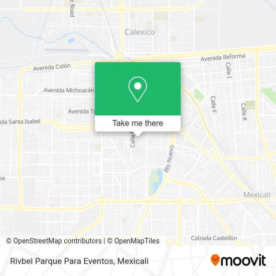 Rivbel Parque Para Eventos map