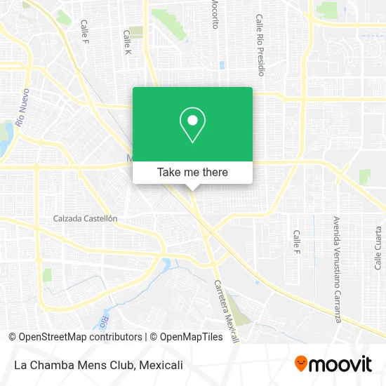 La Chamba Mens Club map