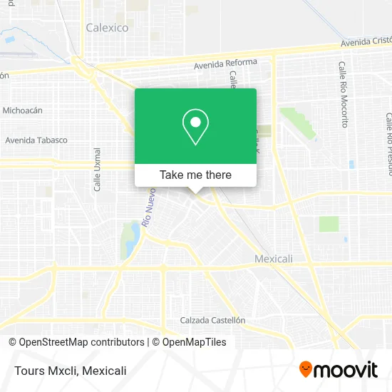 Tours Mxcli map