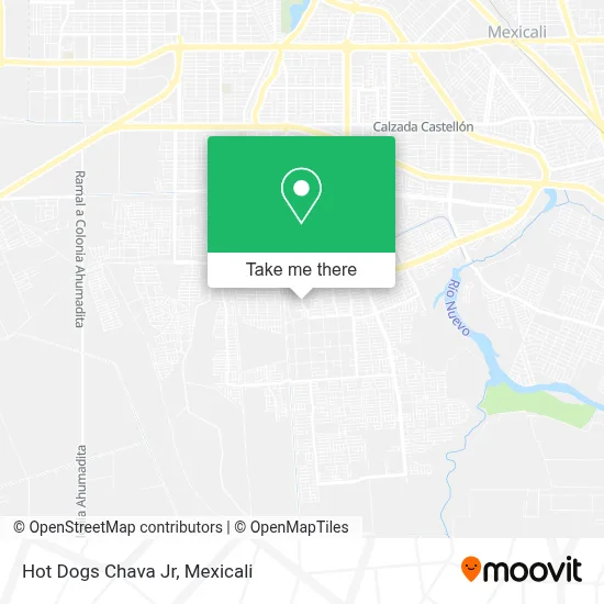 Hot Dogs Chava Jr map
