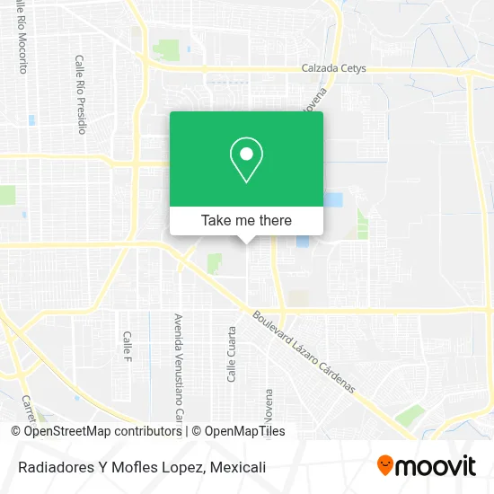 Radiadores Y Mofles Lopez map