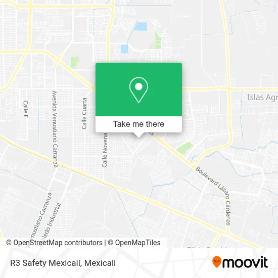 R3 Safety Mexicali map