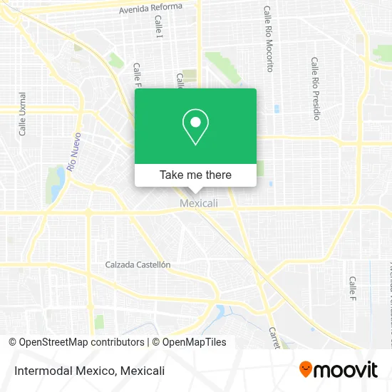 Intermodal Mexico map