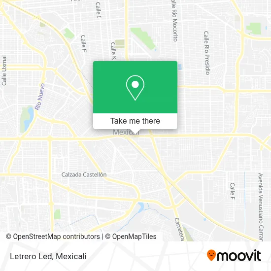 Letrero Led map