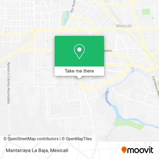 Mantarraya La Baja map