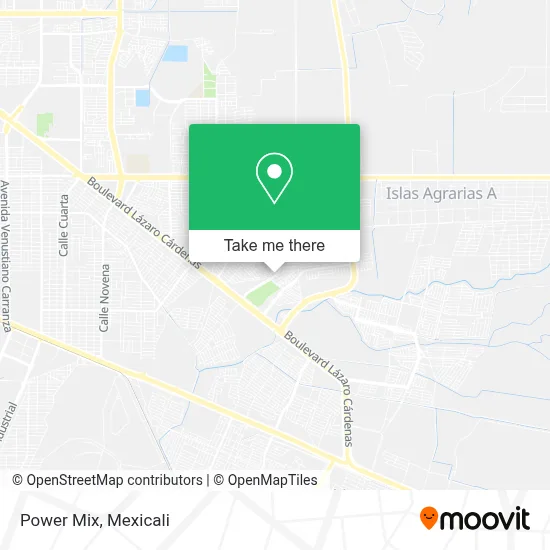 Power Mix map