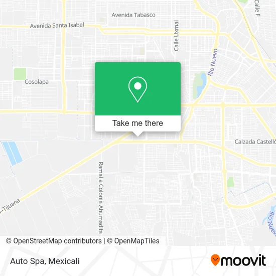Auto Spa map