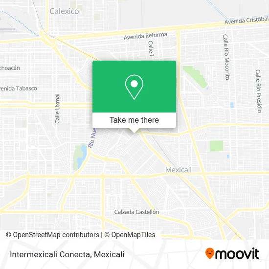 Intermexicali Conecta map