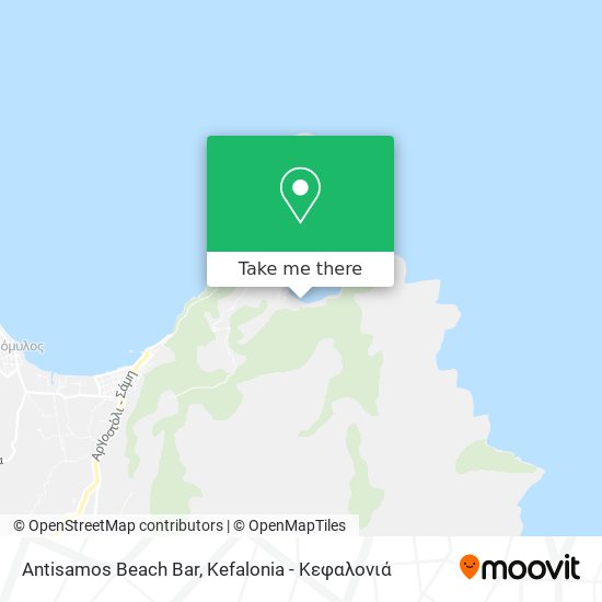 Antisamos Beach Bar map