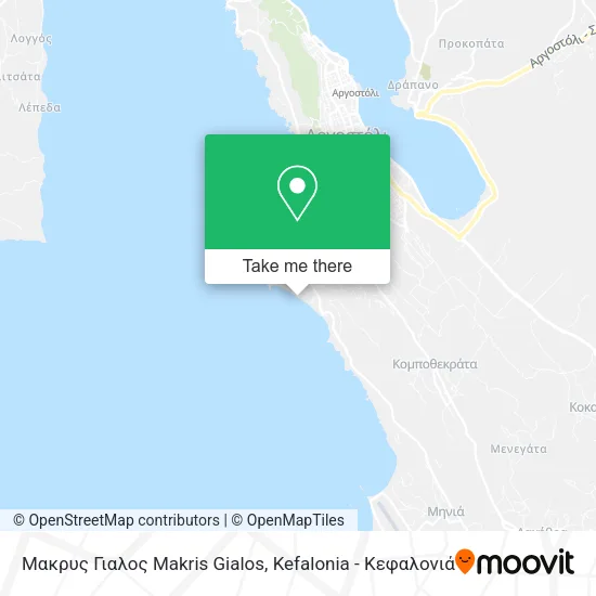 Μακρυς Γιαλος Makris Gialos map
