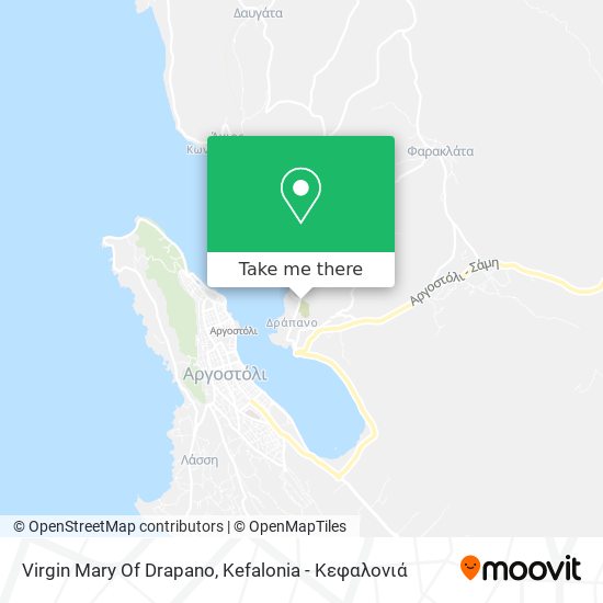 Virgin Mary Of Drapano map