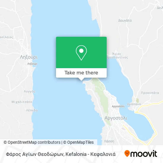 Φάρος Αγίων Θεοδώρων map