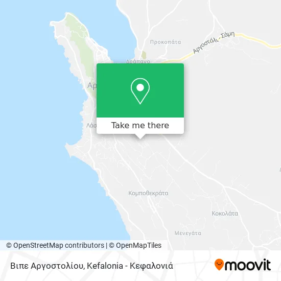 Βιπε Αργοστολίου map