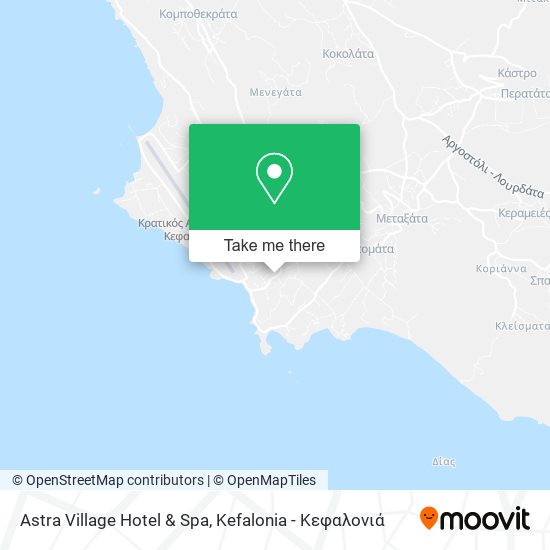 Astra Village Hotel & Spa map