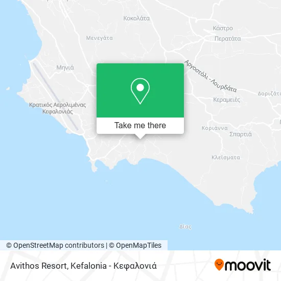 Avithos Resort map