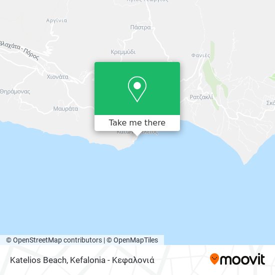 Katelios Beach map