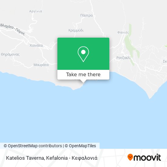 Katelios Taverna map