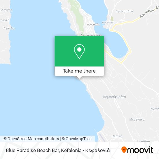 Blue Paradise Beach Bar map