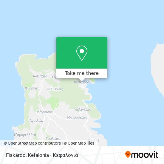 Fiskárdo map