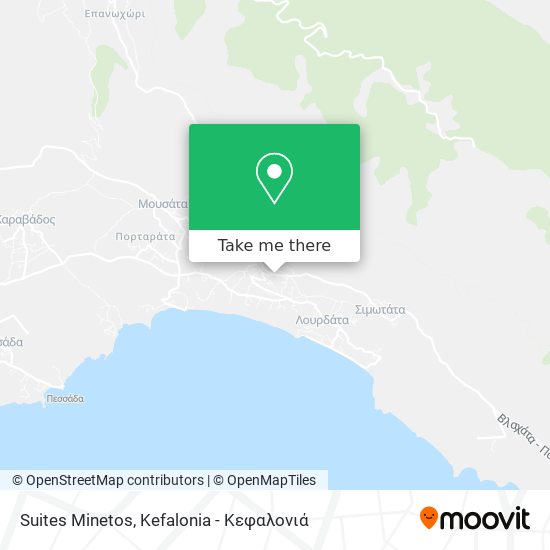 Suites Minetos map
