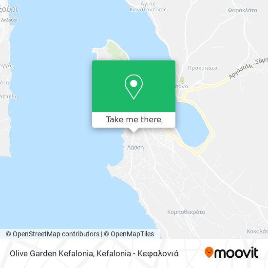 Olive Garden Kefalonia map