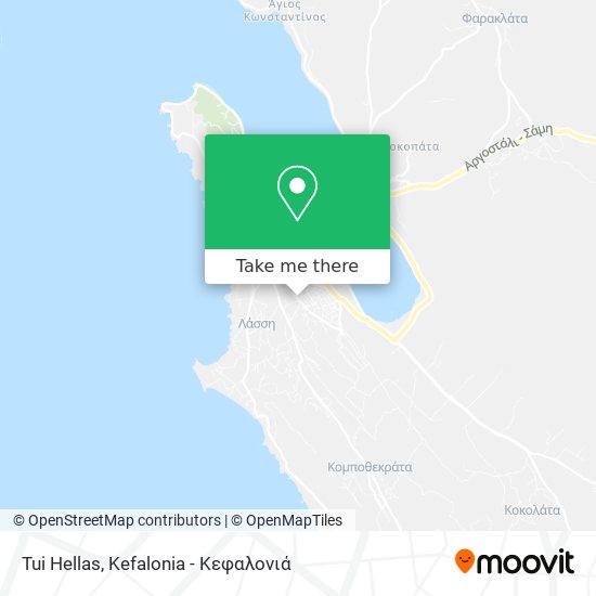 Tui Hellas map