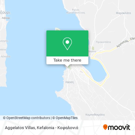 Aggelatos Villas map
