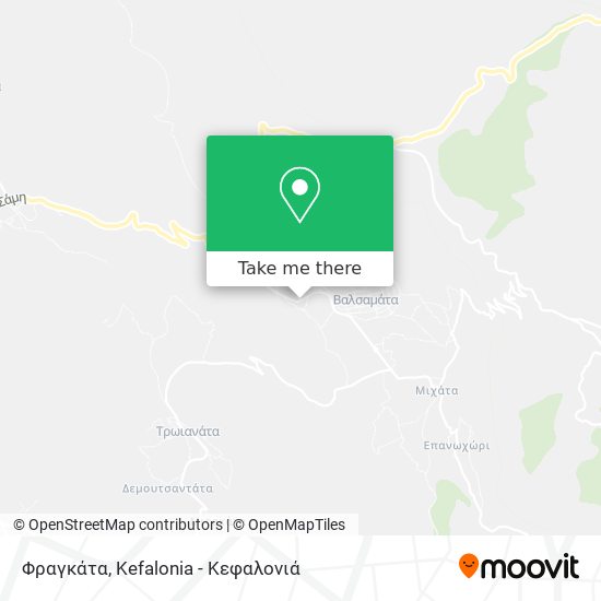 Φραγκάτα map