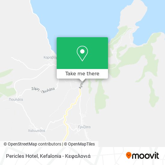 Pericles Hotel map